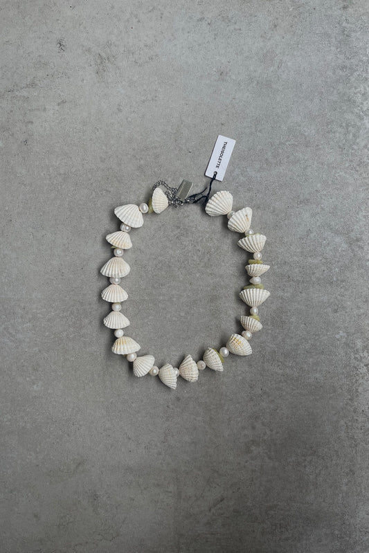 ORIGINAL Natural Shell with Pearls Necklace