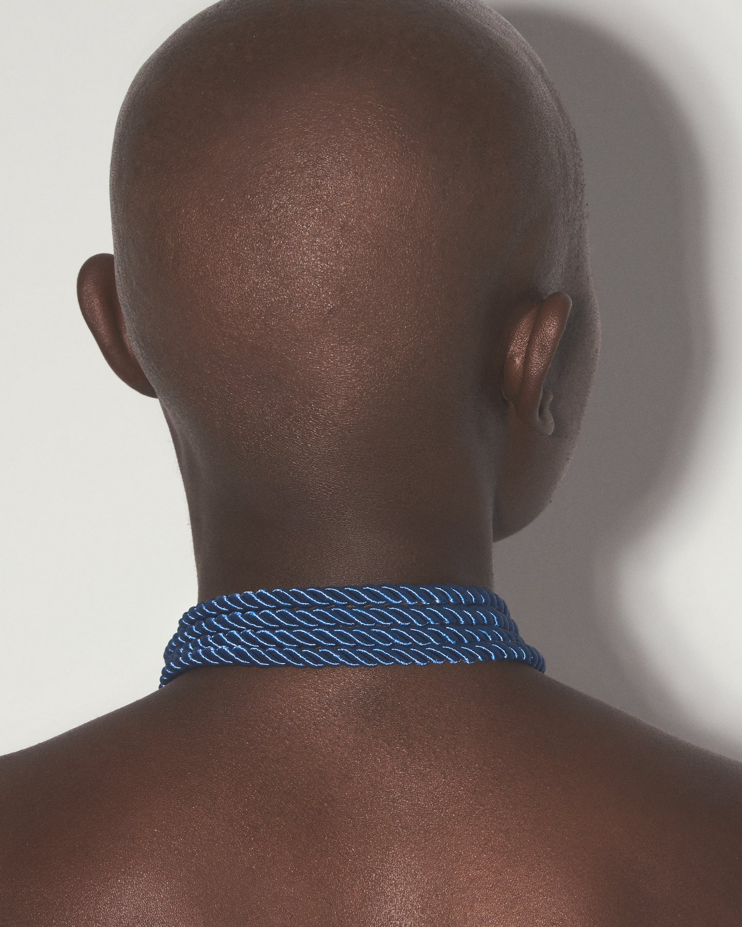 SAPPHIRE NIGHT Cross Cord Necklace