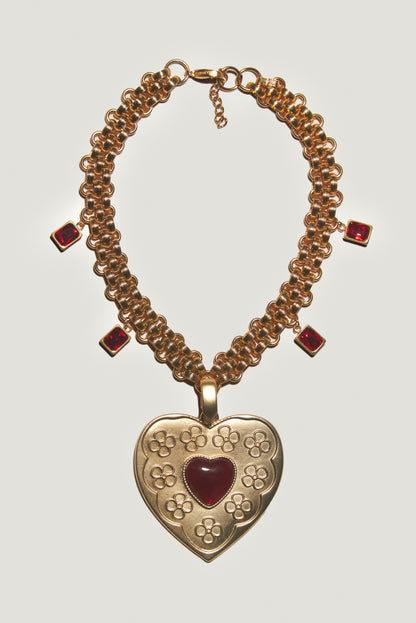 TWILIGHT LOVE Gold Heart Necklace