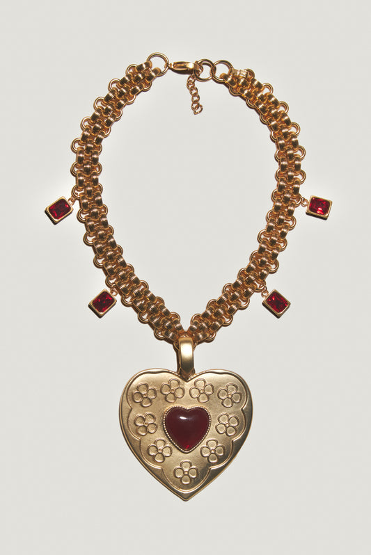 TWILIGHT LOVE Gold Heart Necklace