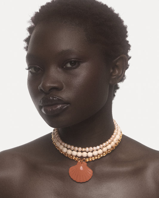 TRIPLE BURN Beaded Necklace