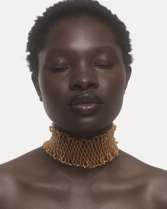 GLOWT Gold Choker