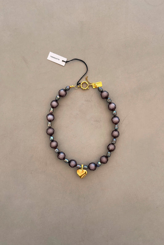 NOVA LOVE Black Pearls Necklace