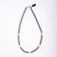 AUBRY Silver Stainless Steel Disks with Pearls Necklace