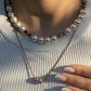 LOVELY Gold Stainless Steel Zirconia Piece Necklace
