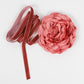 LORENE Velvet Thread with Big Flower Necklace