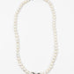 AGATHA Classic Pearls with Silver Zirconia Piece Necklace