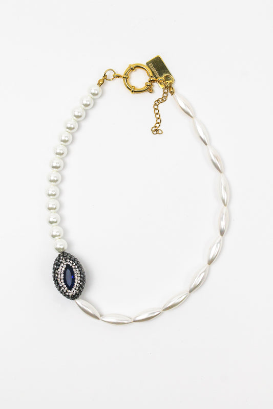 CRUSH Mother of Pearl Shiny Piece Necklace
