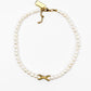 LISANDRA Classic Pearls with Gold Zirconia Piece Necklace
