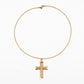 KENNY Gold Cross Necklace