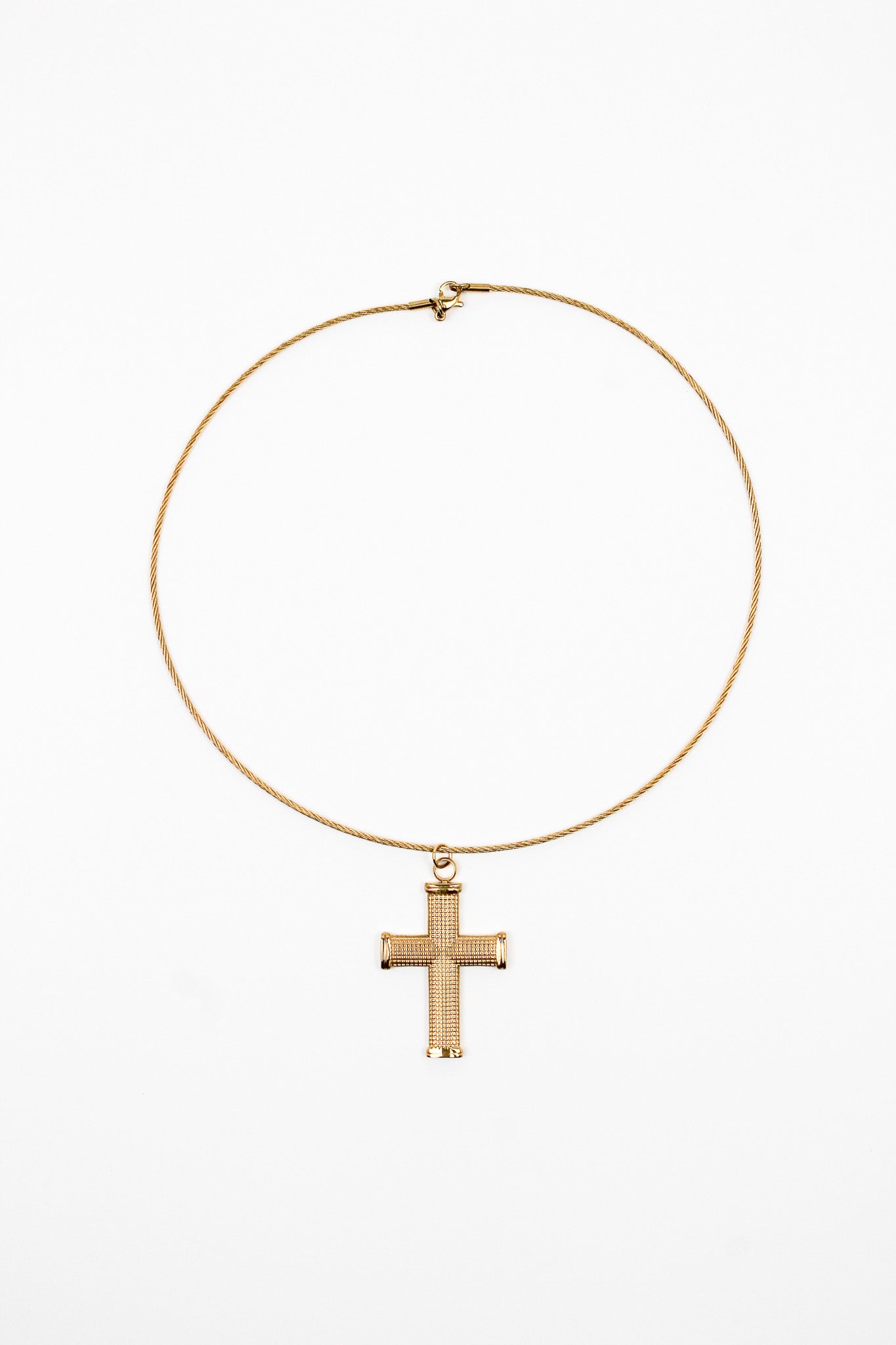 KENNY Gold Cross Necklace