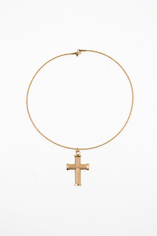 KENNY Gold Cross Necklace