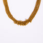LOIA Multiple Gold Stainless Steel Spheres Necklace