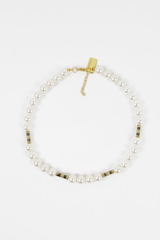 MARIANNE Mother of Pearl Gold Pieces Necklace
